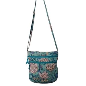 Vera Bradley 2 Piece Purse Wallet Set Floral Crossbody